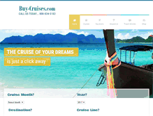 Tablet Screenshot of buy-cruises.com